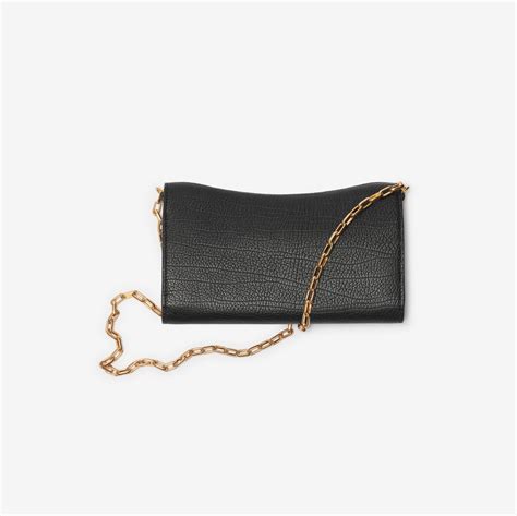 Rocking Horse Chain Strap Wallet in Black 